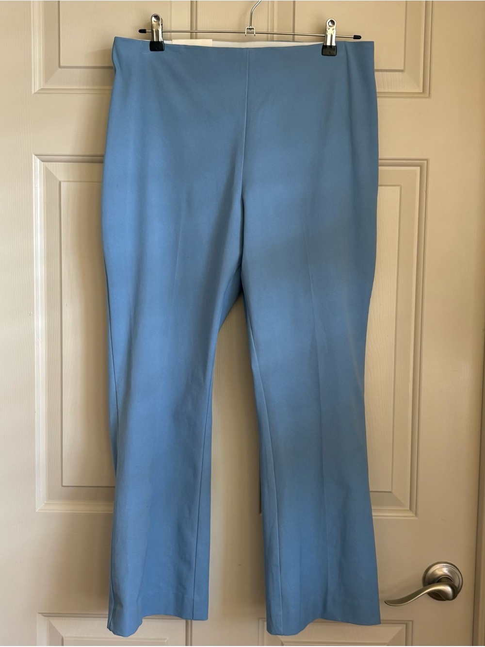 NWT Kick Flare Ankle Stretch Pants Quiet Luxury Coastal Grandmother Minimalist - Picture 2 of 6
